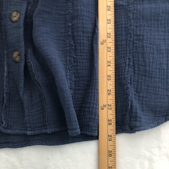 Free People Buttondown Top, Small Petite - Picture 6 of 7